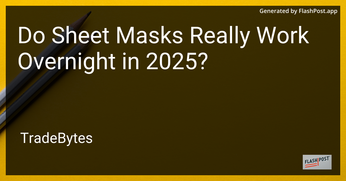 Sheet Mask