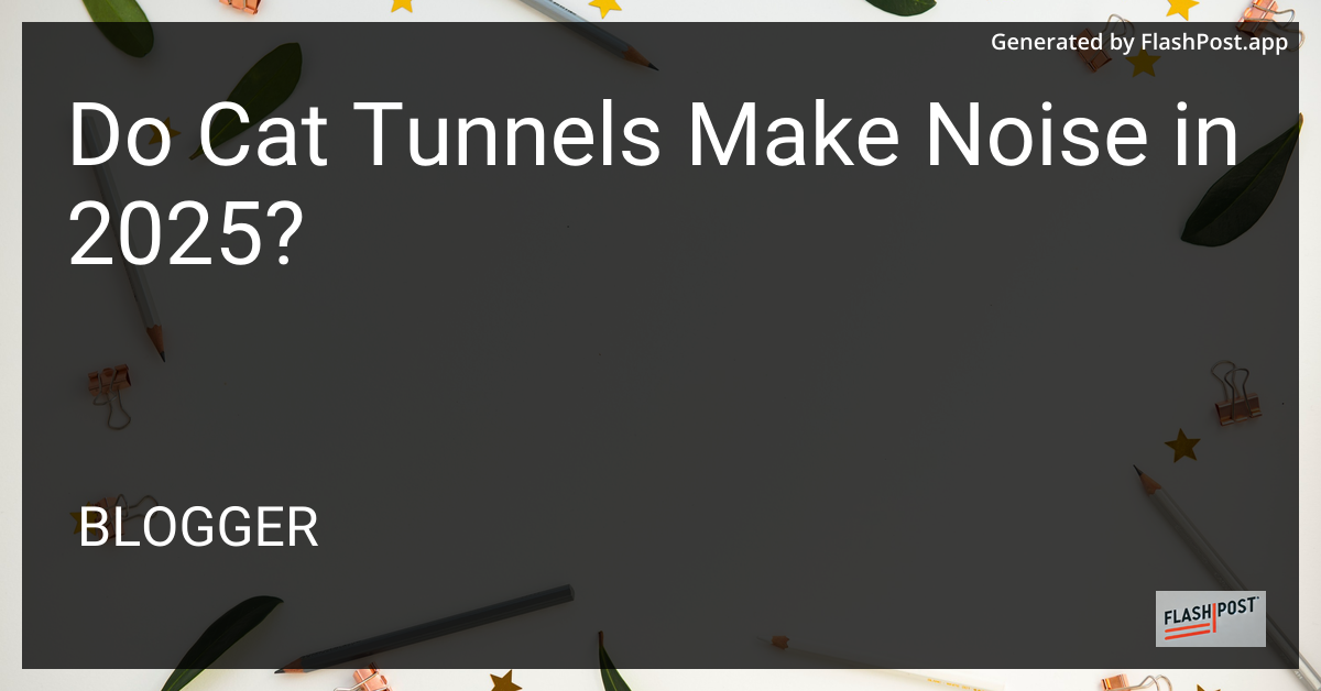 Cat Tunnel