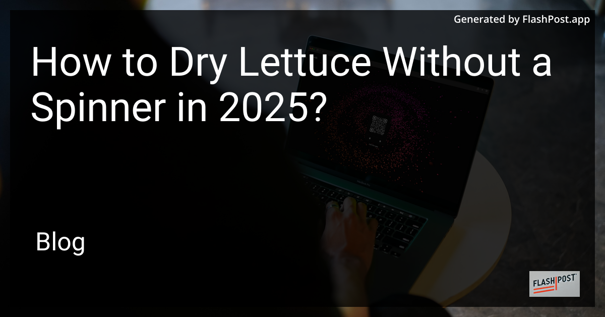 Freshly Washed Lettuce