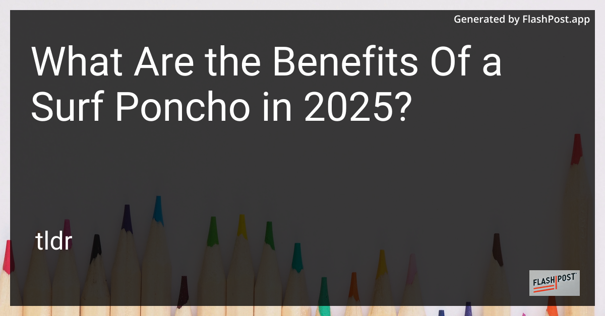 Surf Poncho