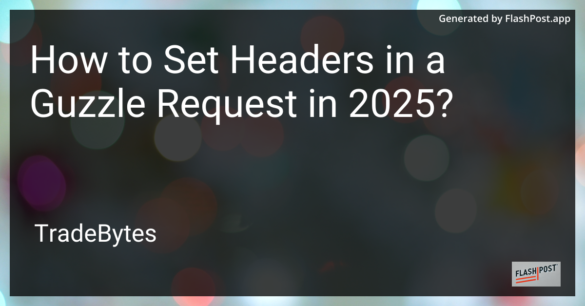 Guzzle Request Headers