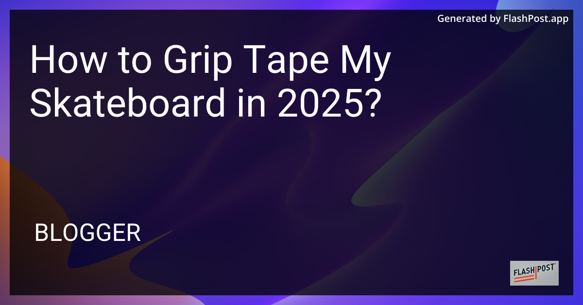 Skateboard Grip Tape