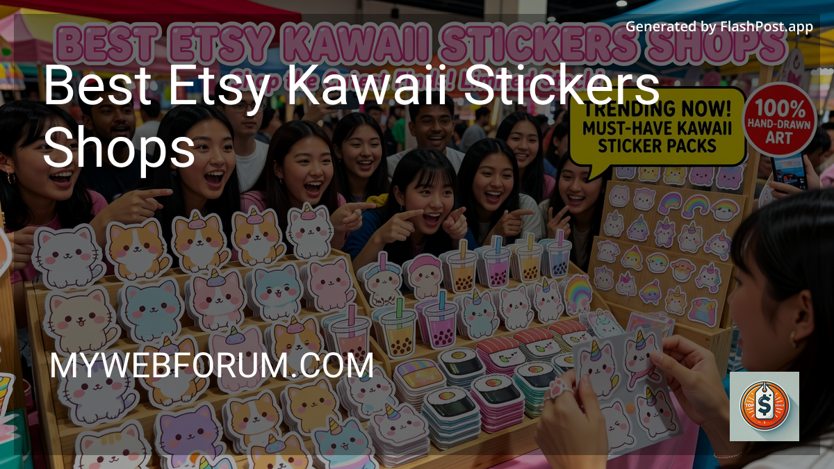 4 Best Etsy Kawaii Stickers Shops in 2026