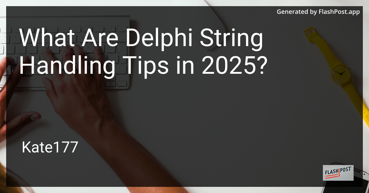 Delphi String Handling