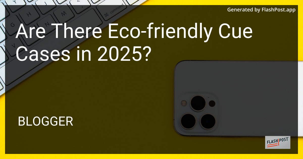 Eco-Friendly Cue Cases