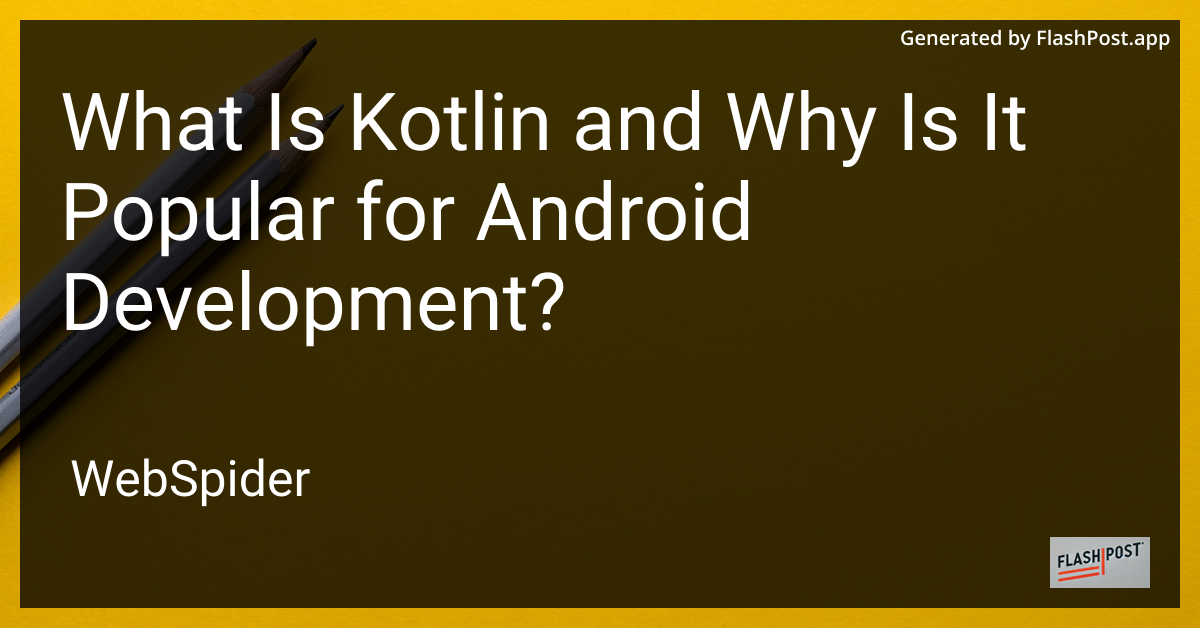 Kotlin for Android Development