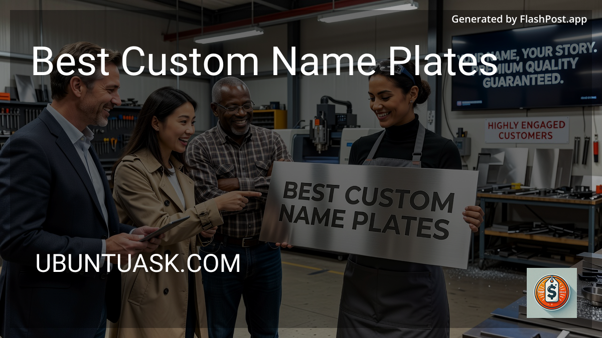 6 Best Custom Name Plates in 2026