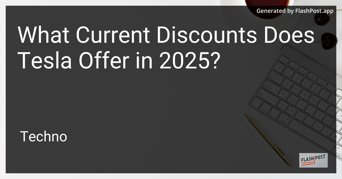 Tesla Discounts 2025