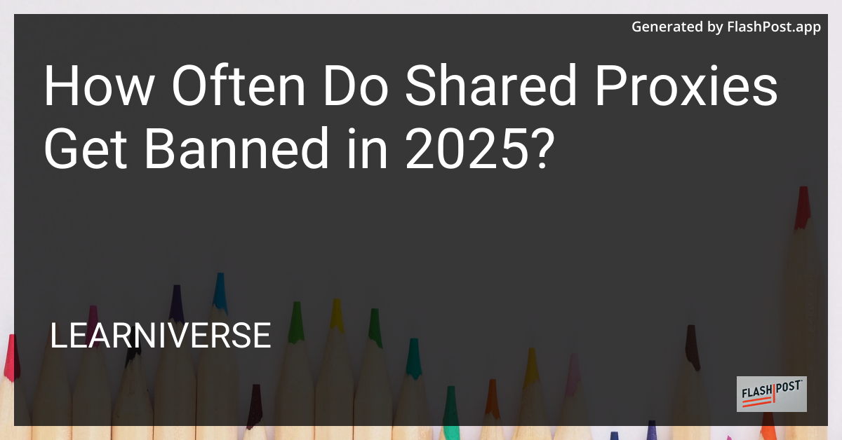 Shared Proxies