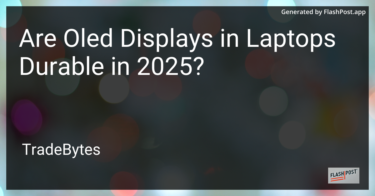 OLED Laptops