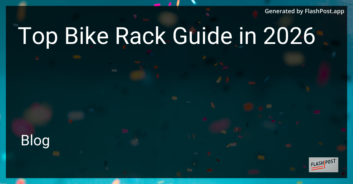 Top Bike Rack Guide in 2026