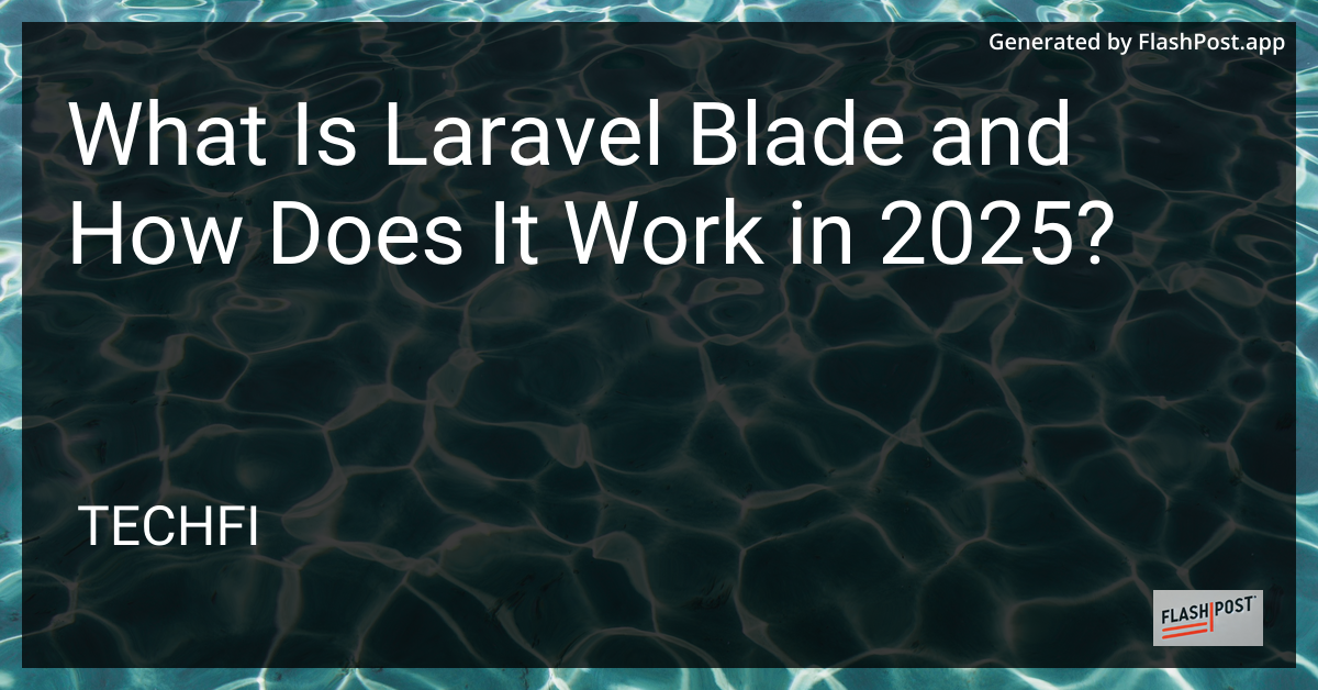 Laravel Blade