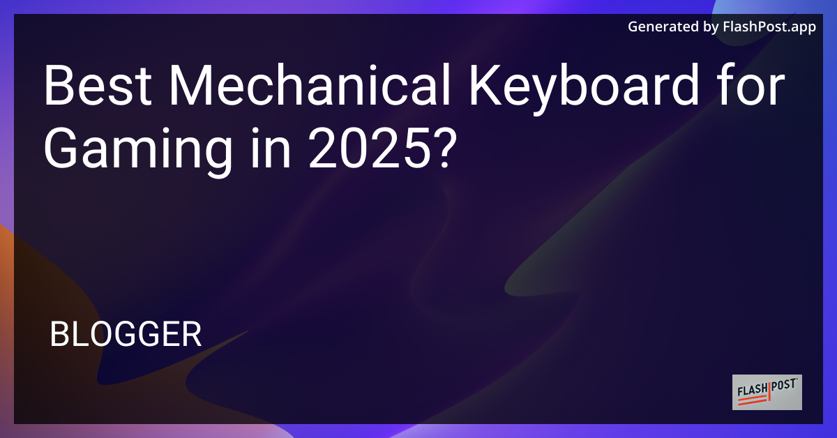 Mechanical Keyboard