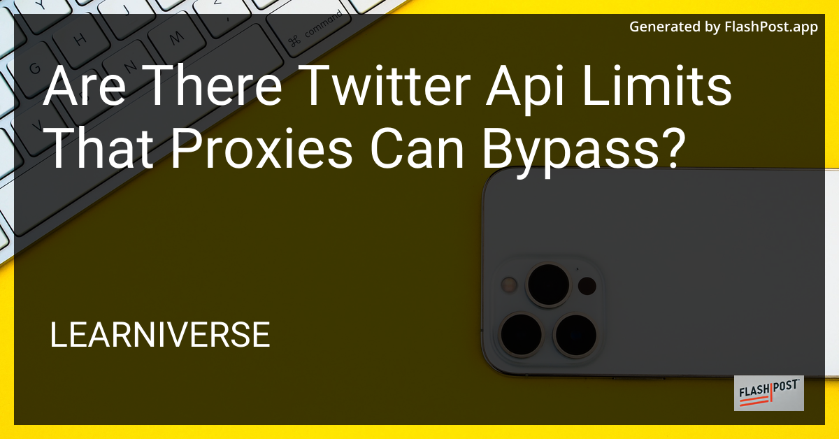Twitter API Limits