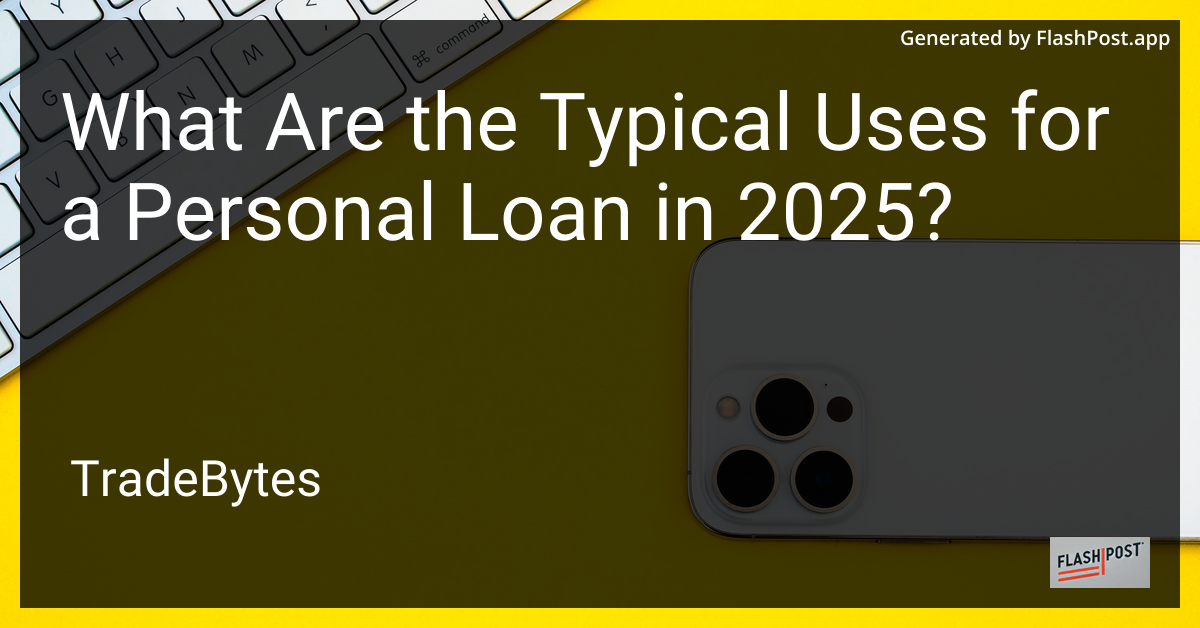 Personal Loan Uses