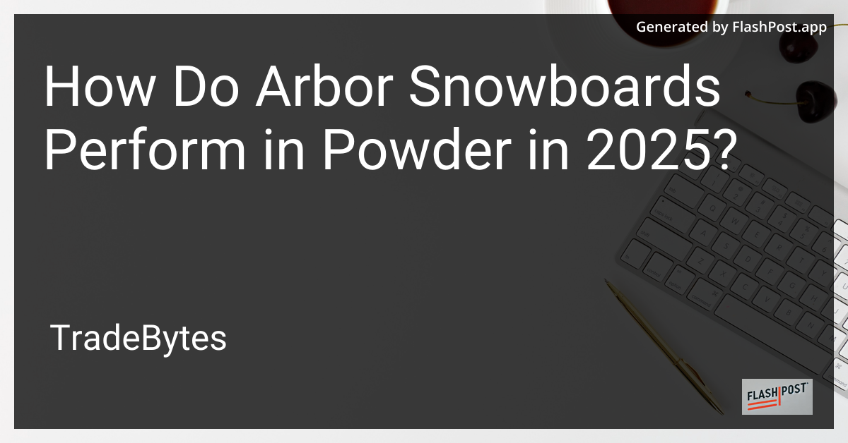 Arbor Snowboards in Powder