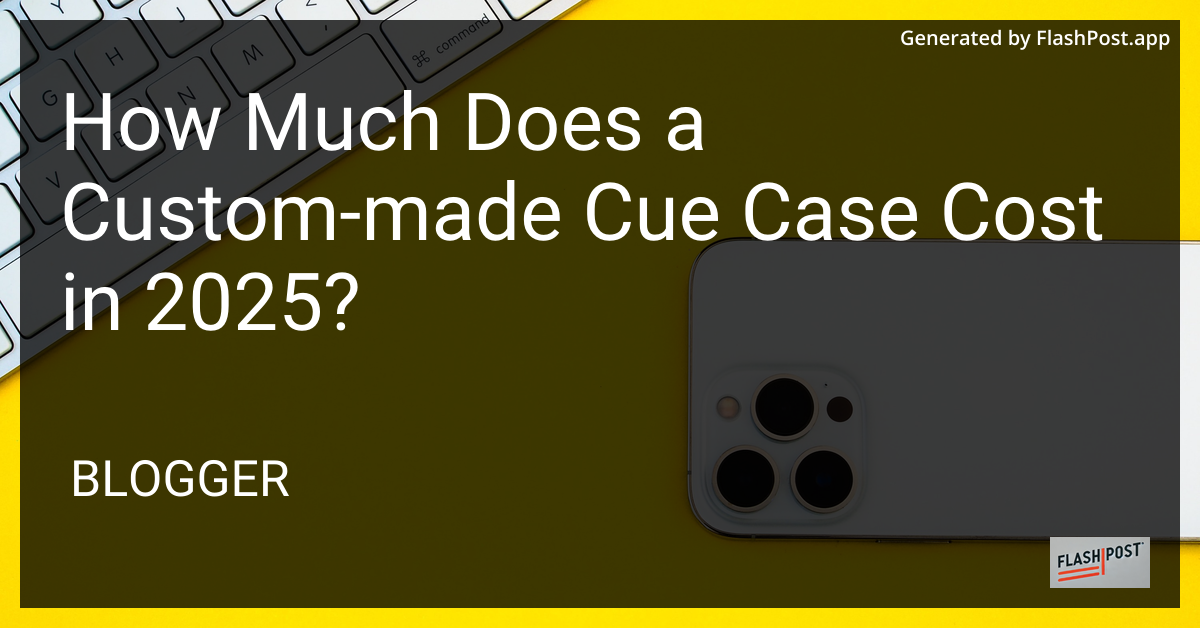 Custom-Made Cue Case