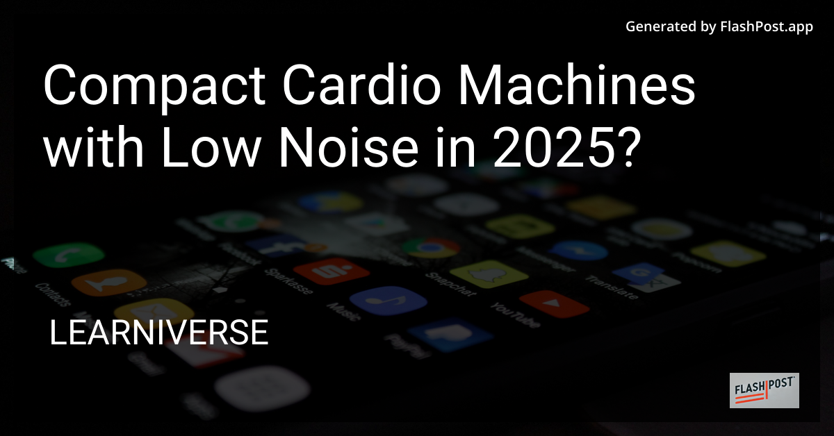 Compact Cardio Machines