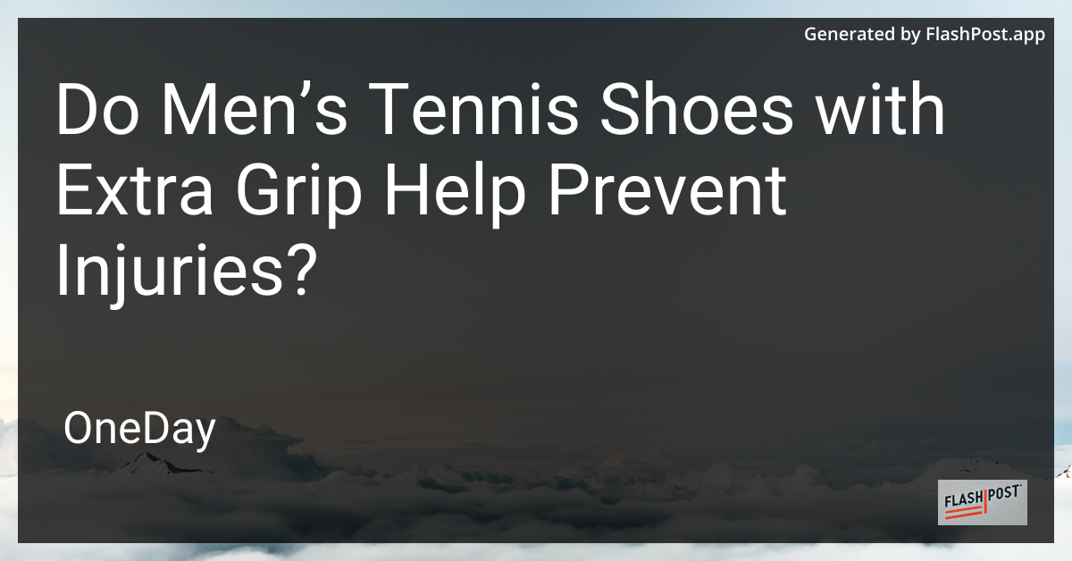 Men's Tennis Shoes