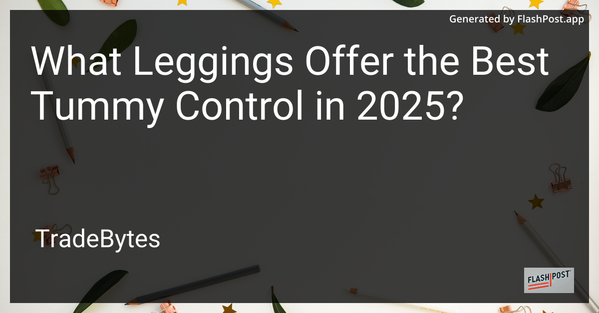 Tummy Control Leggings