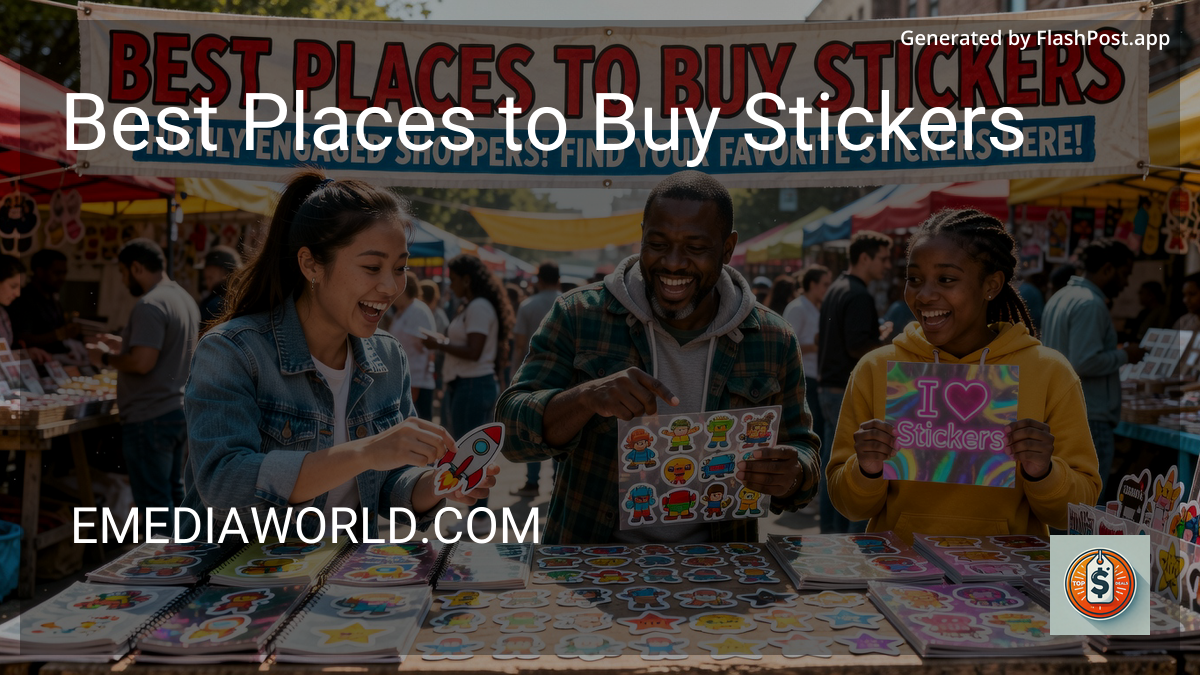 6 Best Places to Buy Stickers in 2026