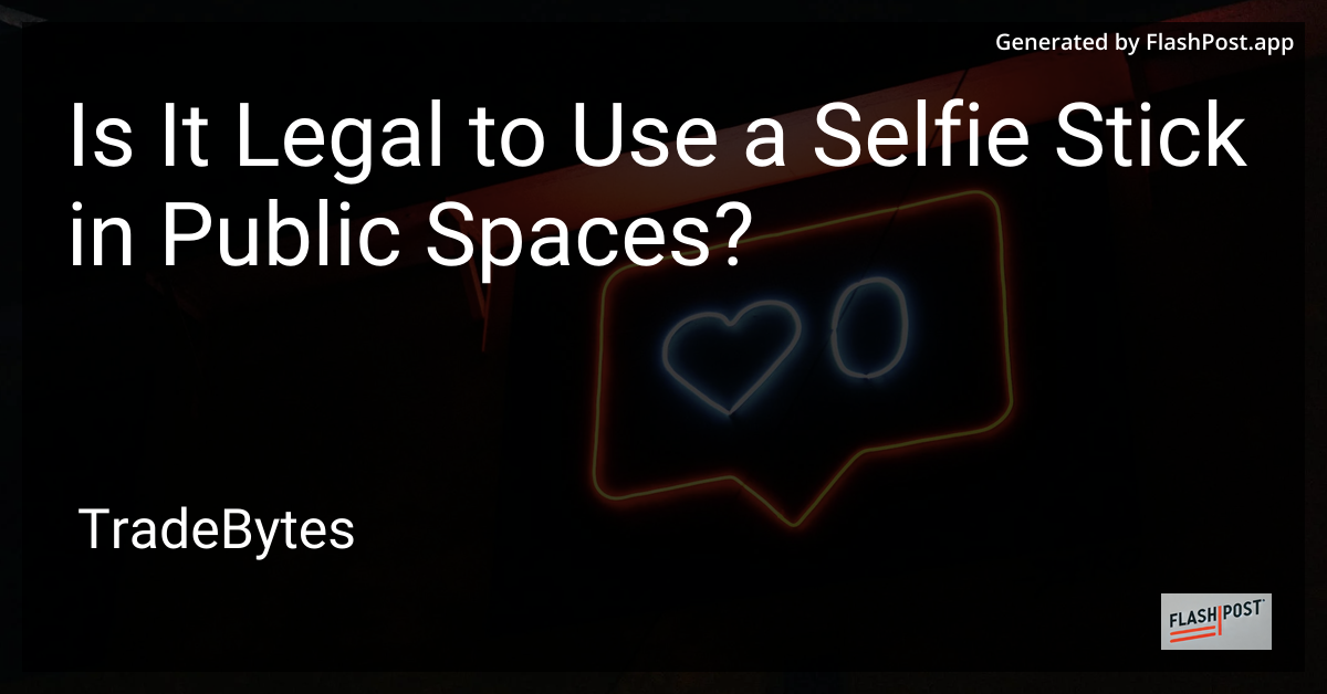 Selfie Stick in Action