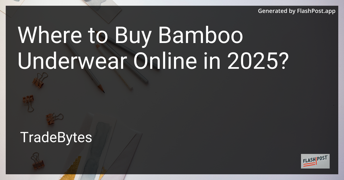 Bamboo Underwear