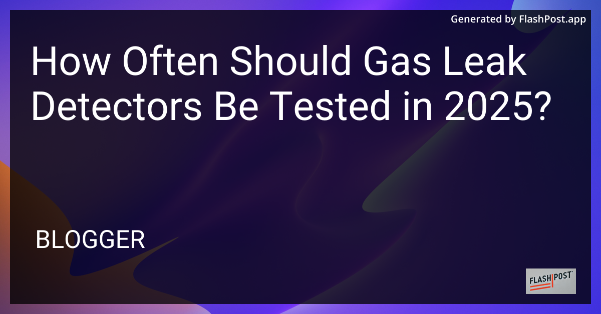 Gas Leak Detector