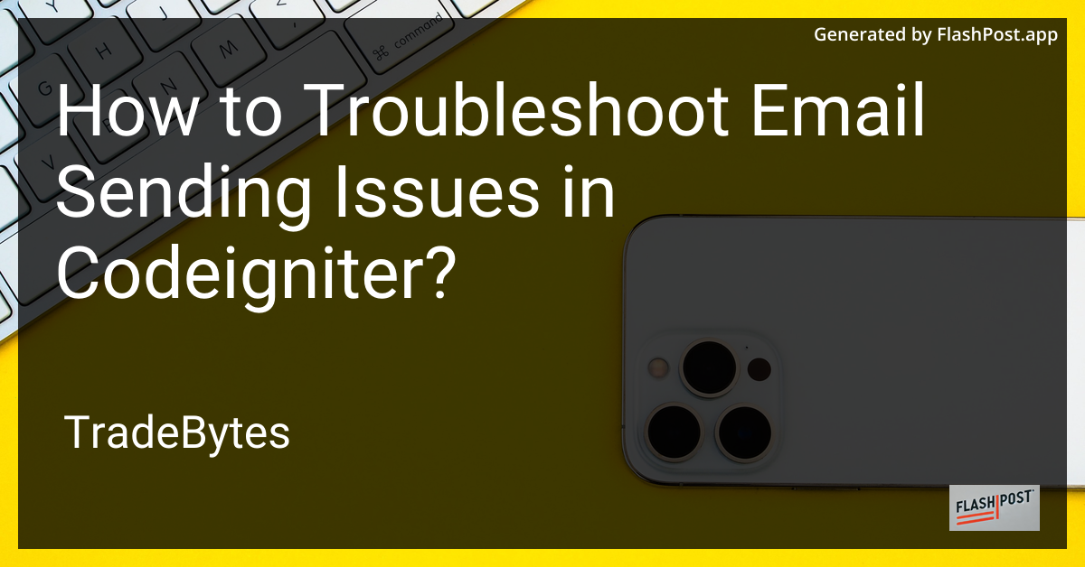 Troubleshooting Email Sending Issues in CodeIgniter