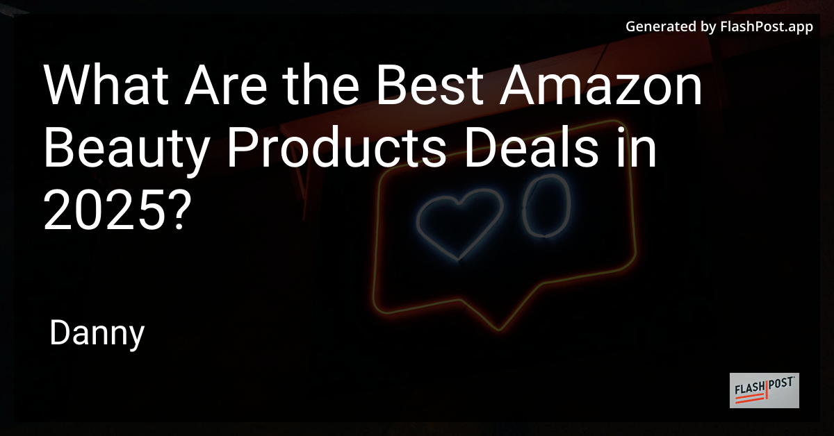 Amazon Beauty Deals