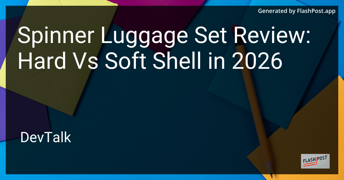 Spinner Luggage Set Review: Hard vs Soft Shell in 2026