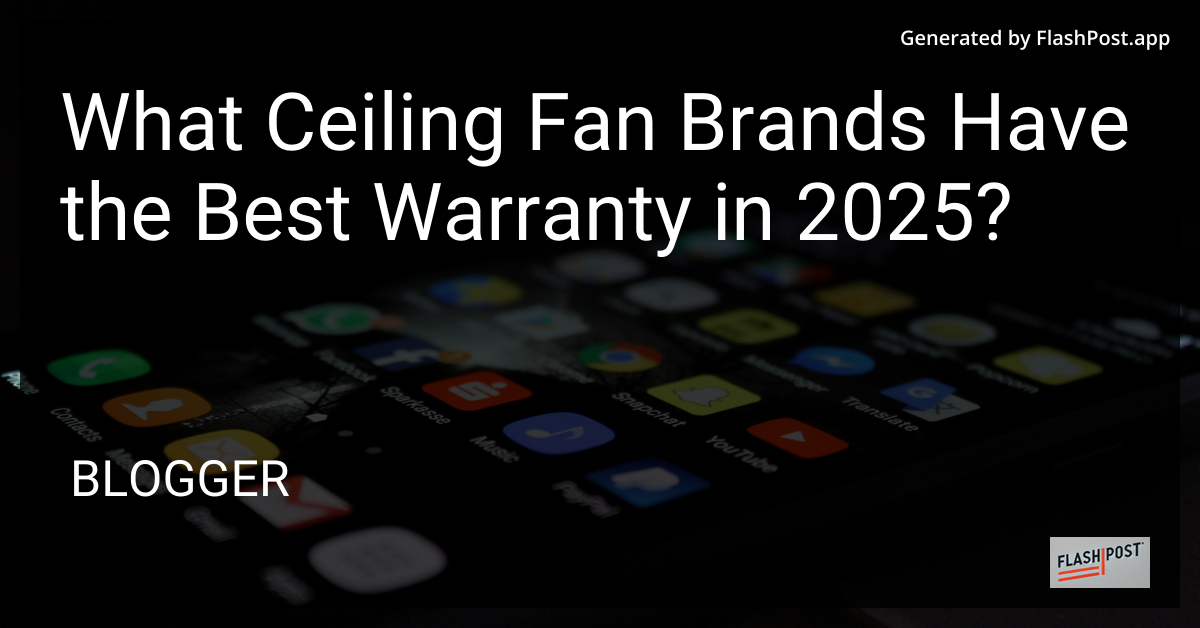 Ceiling Fan