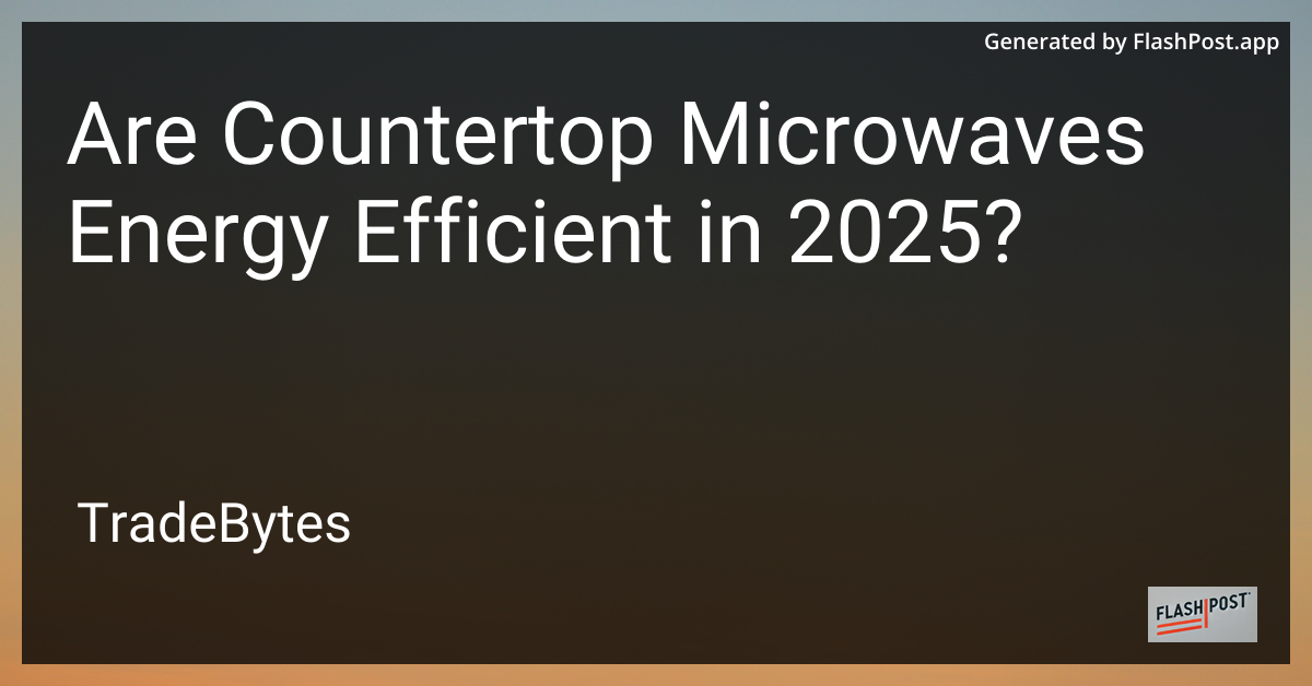 Countertop Microwaves