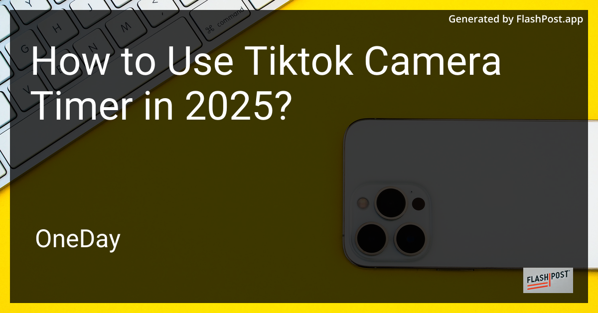 TikTok Camera Timer