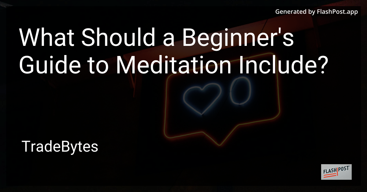 Meditation Guide
