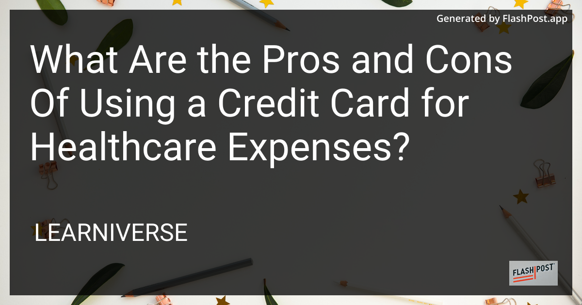 Healthcare Expenses
