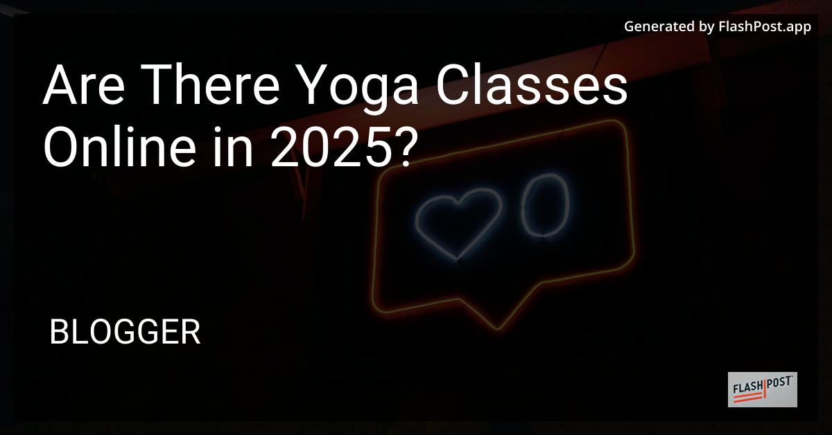 Online Yoga Classes