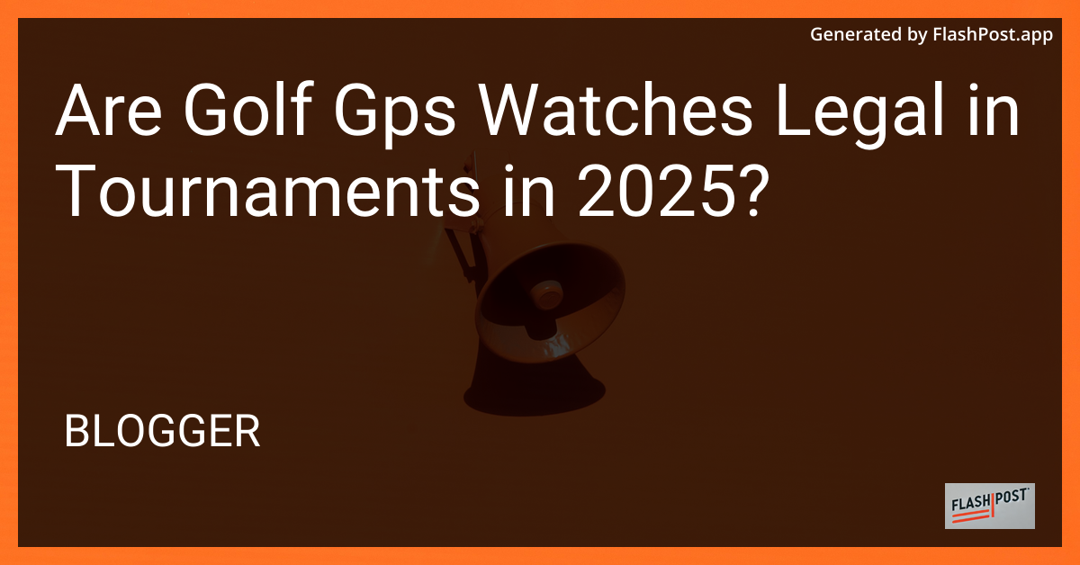 Golf GPS Watch