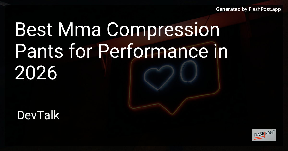 Best Mma Compression Pants for Performance in 2026