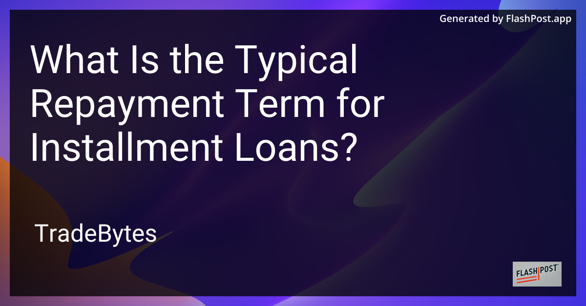 Installment Loans