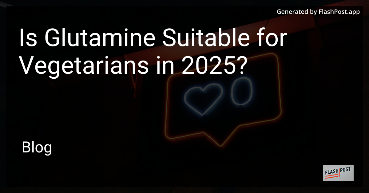 Glutamine Supplement Image