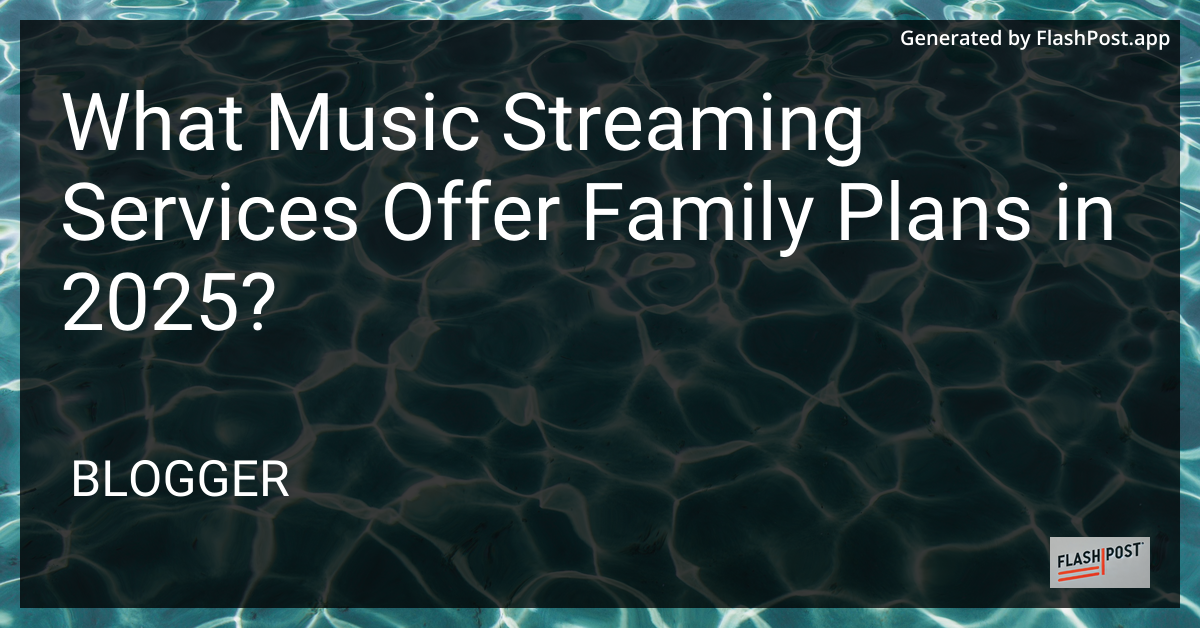 Family Listening to Music