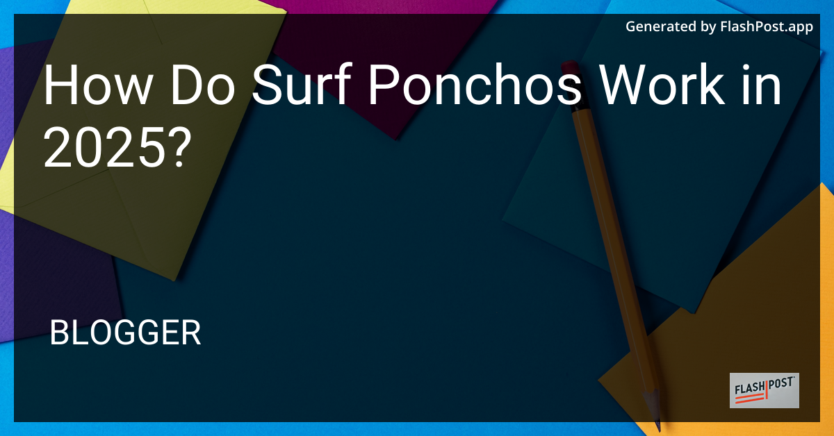 Surf Ponchos