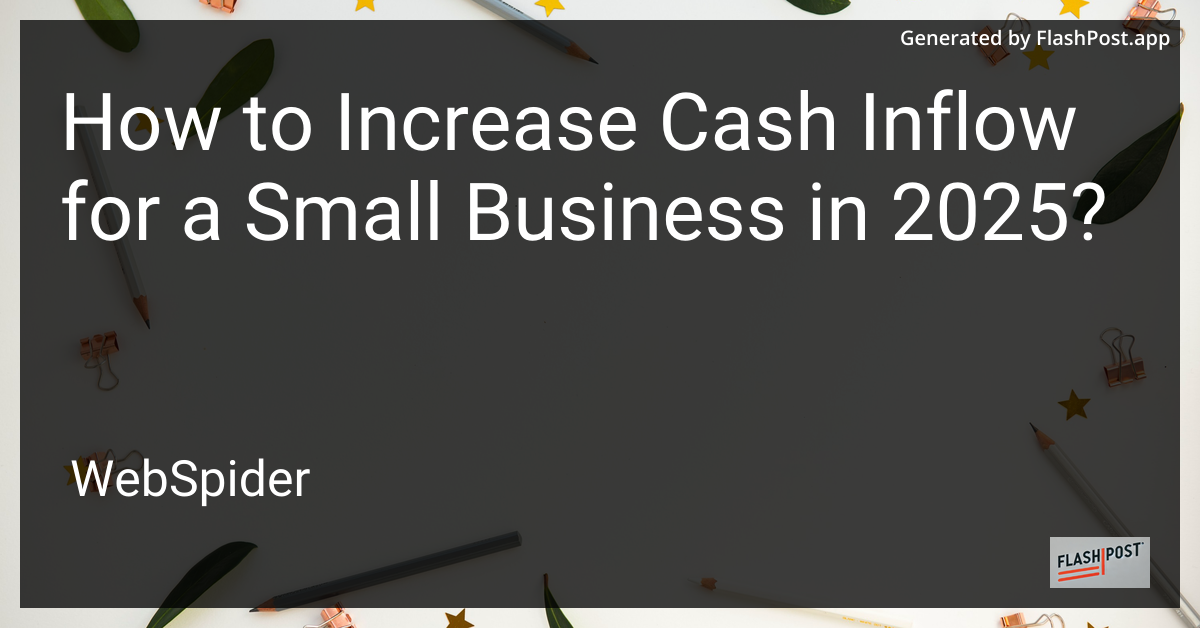 Small Business Cash Flow