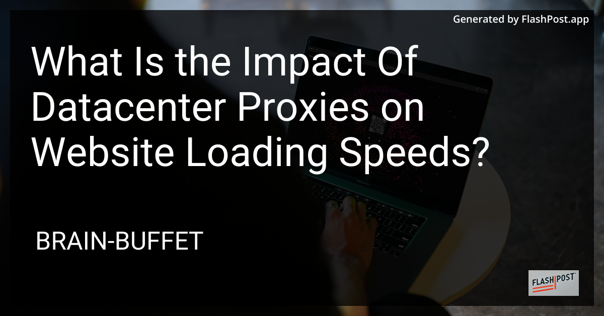 Datacenter Proxies