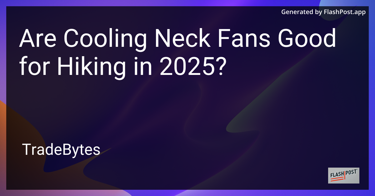 Cooling Neck Fan
