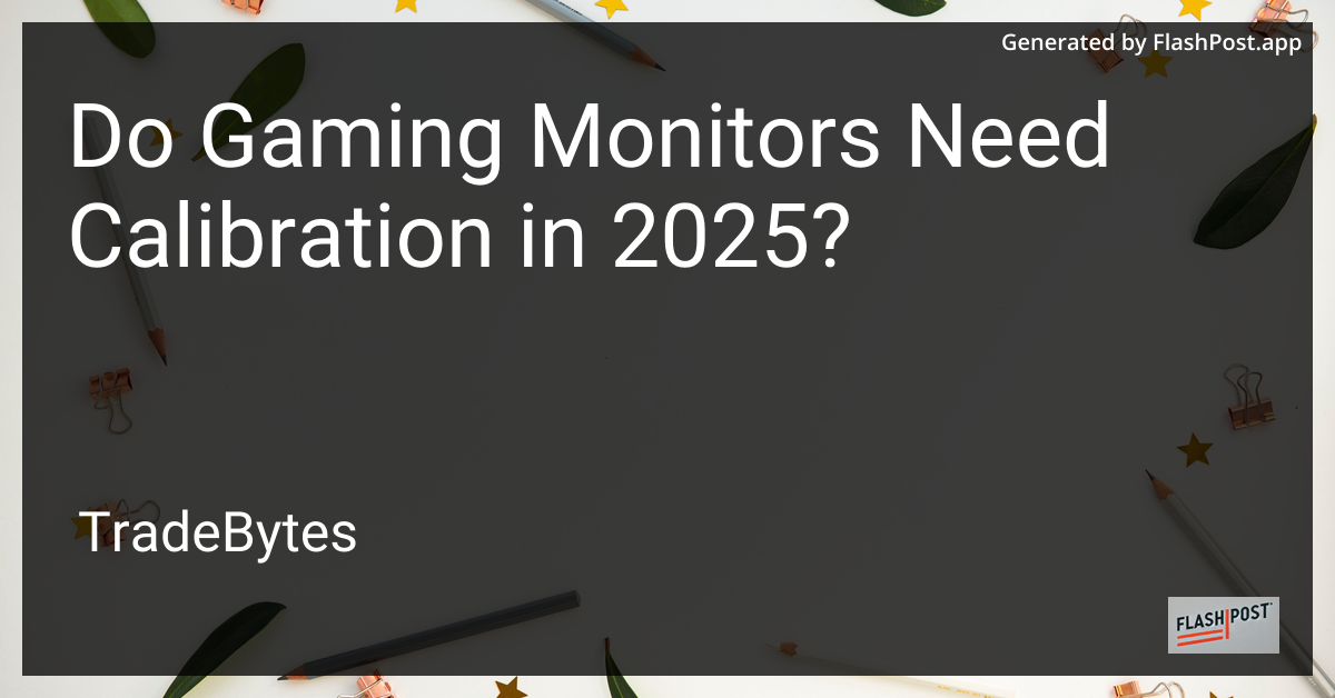 Gaming Monitors