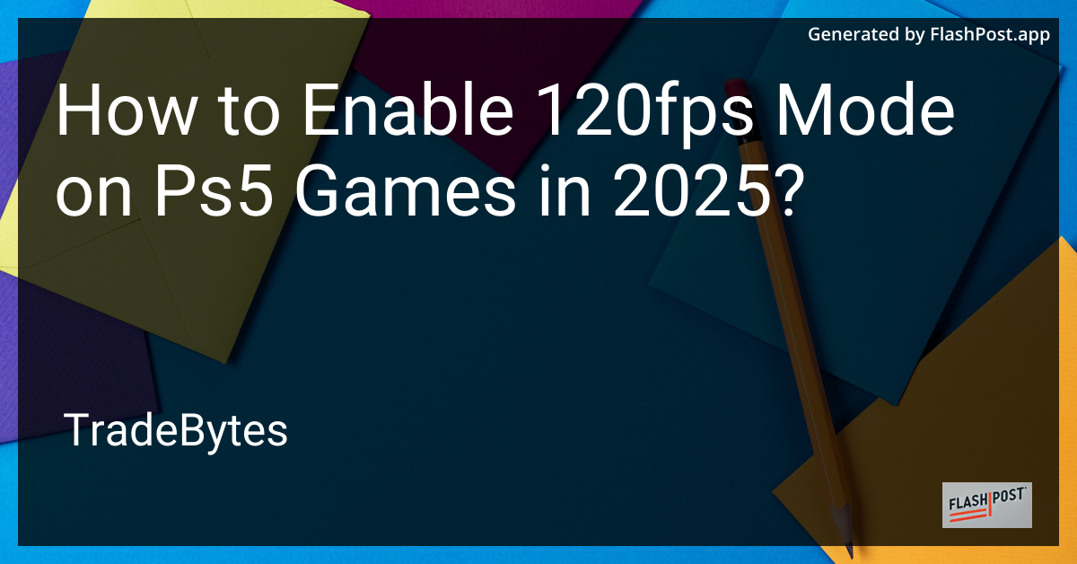 PS5 120fps Mode