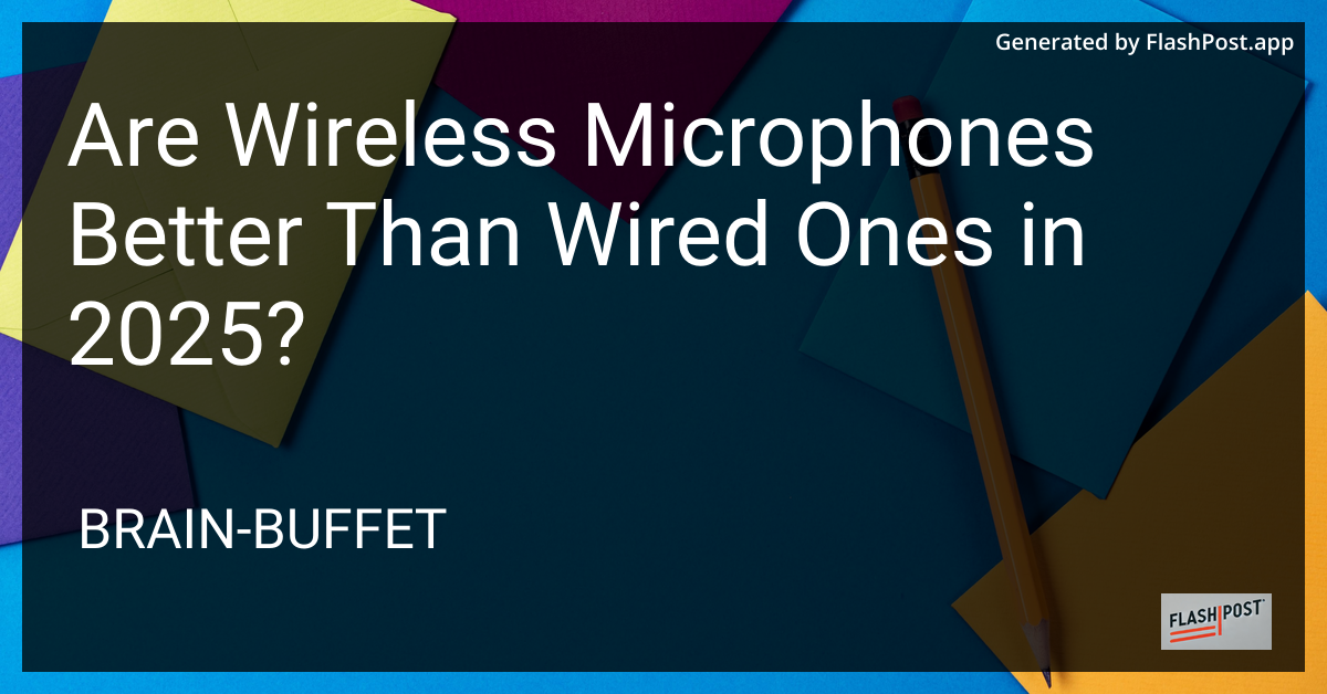 Wireless vs Wired Microphones