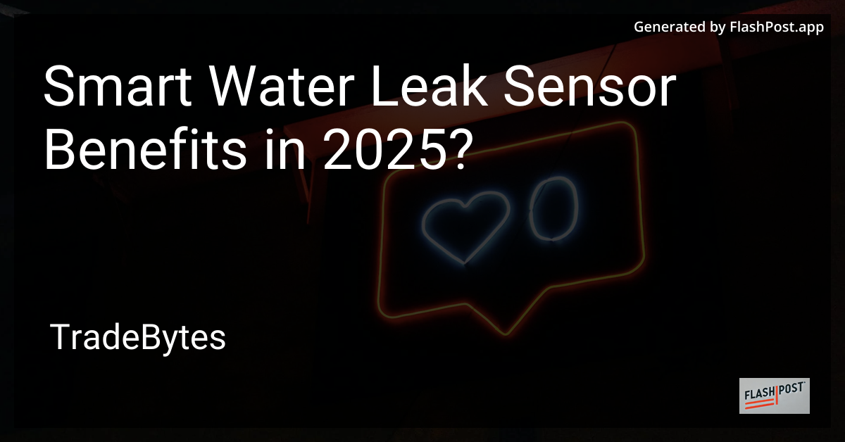 Smart Water Leak Sensor